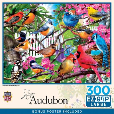 MasterPieces Audubon - Hidden in the Branches 300 Piece EZ Grip Puzzle Image 1