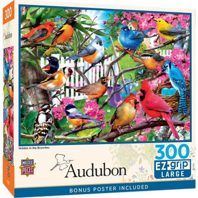 MasterPieces Audubon - Hidden in the Branches 300 Piece EZ Grip Puzzle Image 1