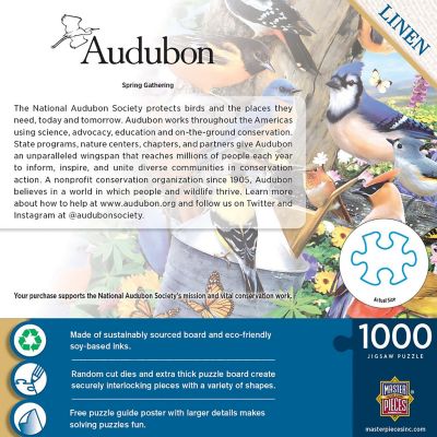 MasterPieces Audubon - Spring Gathering 1000 Piece Jigsaw Puzzle Image 3