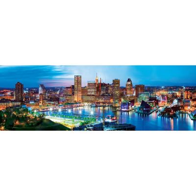 MasterPieces Baltimore 1000 Piece Panoramic Jigsaw Puzzle for Adults Image 2