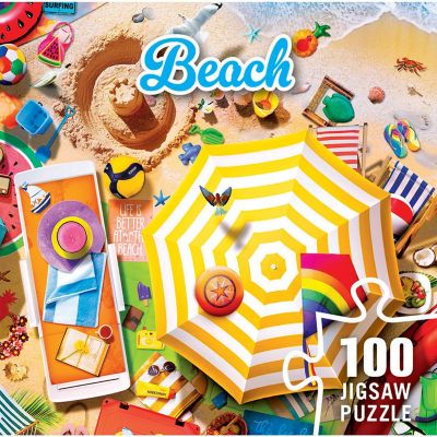 MasterPieces - Beach 100 Piece Jigsaw Puzzle for kids Image 3