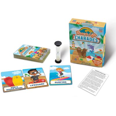 MasterPieces Beach Life Charades Card Game for Kids and Families Image 2