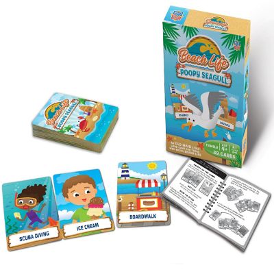 MasterPieces - Beach Life - Poopy Seagull Card Game for Kids Image 3