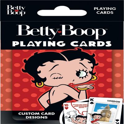 MasterPieces BettyBoop Playing Cards - 54 Card Deck for Adults Image 1