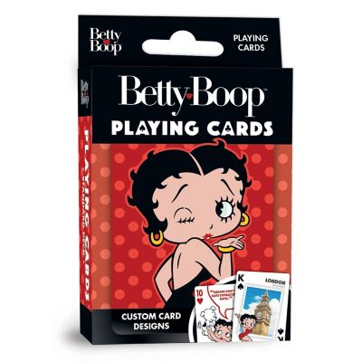 MasterPieces BettyBoop Playing Cards - 54 Card Deck for Adults Image 1