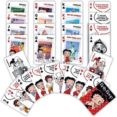 MasterPieces BettyBoop Playing Cards - 54 Card Deck for Adults Image 2
