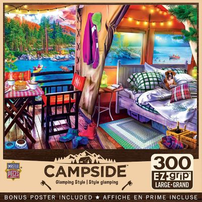 MasterPieces Campside - Glamping Style 300 Piece EZ Grip Jigsaw Puzzle Image 1