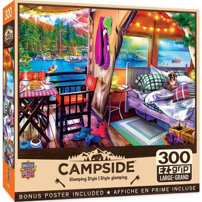 MasterPieces Campside - Glamping Style 300 Piece EZ Grip Jigsaw Puzzle Image 1