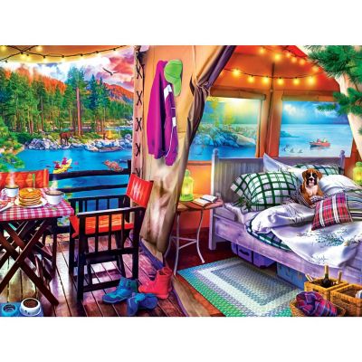 MasterPieces Campside - Glamping Style 300 Piece EZ Grip Jigsaw Puzzle Image 2