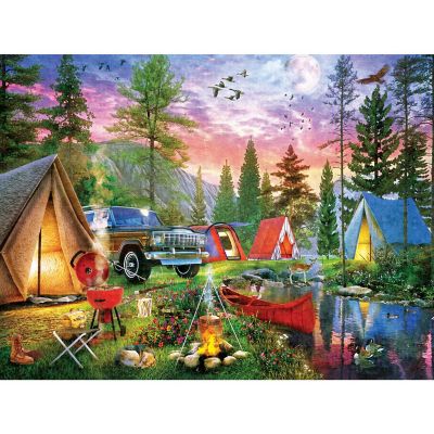 MasterPieces Campside - Moonlight Camping 300 Piece EZ Grip Puzzle Image 2