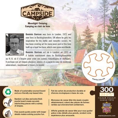 MasterPieces Campside - Moonlight Camping 300 Piece EZ Grip Puzzle Image 3