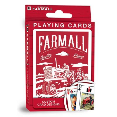 MasterPieces Case IH - Farmall Playing Cards - 54 Card Deck Image 1