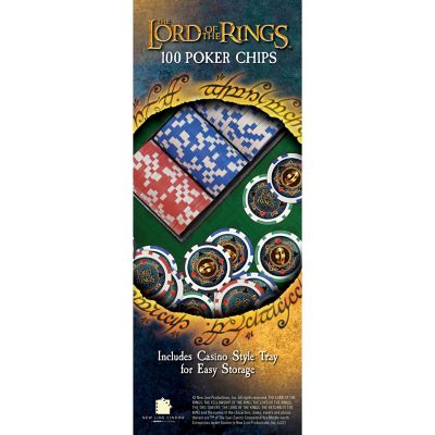 MasterPieces Casino Style 100 Piece Poker Chip Set - Lord of The Rings Image 2