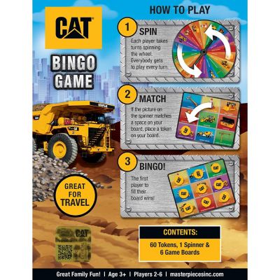 MasterPieces CAT - Caterpillar Bingo Game for Kids and Families Image 3