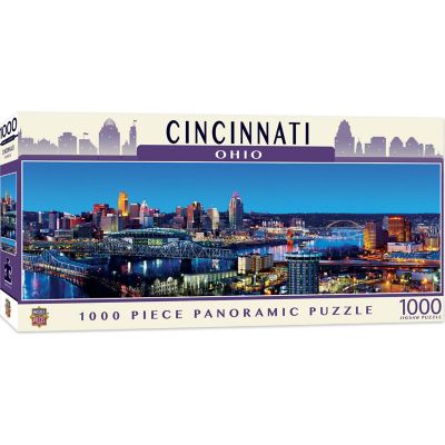 MasterPieces Cincinnati 1000 Piece Panoramic Jigsaw Puzzle for Adults Image 1