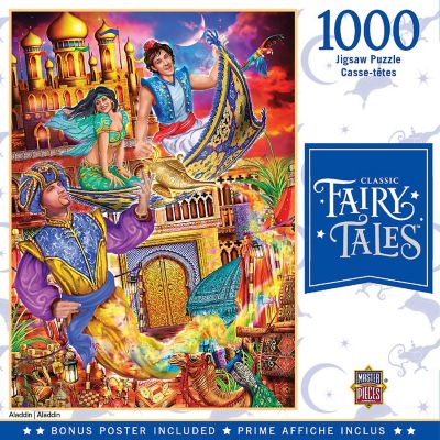 MasterPieces Classic Fairy Tales - Aladdin 1000 Piece Jigsaw Puzzle Image 1