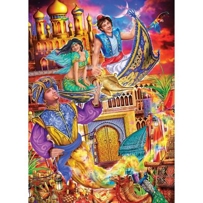 MasterPieces Classic Fairy Tales - Aladdin 1000 Piece Jigsaw Puzzle Image 2