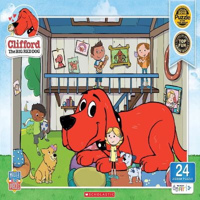 MasterPieces Clifford - Doghouse 24 Piece Jigsaw Puzzle for Kids Image 1