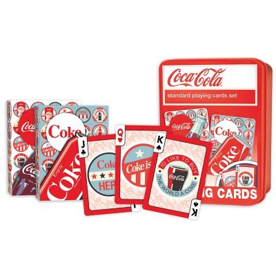 MasterPieces Coca Cola 2 Pack Playing Cards - 54 Card Deck for Adults Image 2