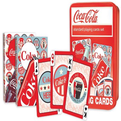 MasterPieces Coca Cola 2 Pack Playing Cards - 54 Card Deck for Adults Image 3