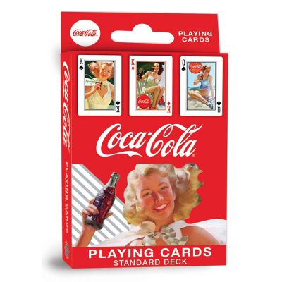 MasterPieces Coca-Cola Classic Ads Playing Cards - 54 Card Deck Image 1