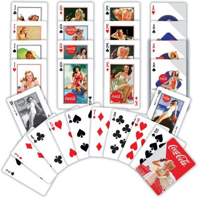 MasterPieces Coca-Cola Classic Ads Playing Cards - 54 Card Deck Image 2