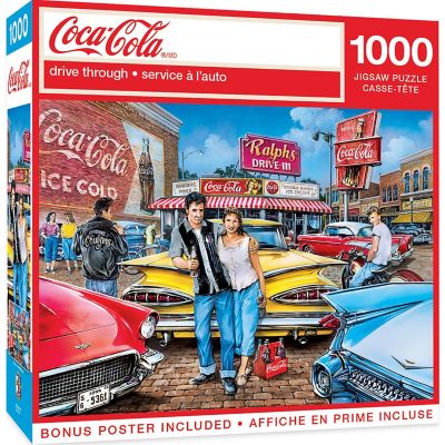 MasterPieces Coca-Cola - Drive Through 1000 Piece Jigsaw Puzzle Image 1