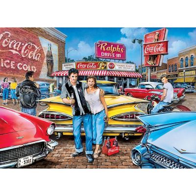 MasterPieces Coca-Cola - Drive Through 1000 Piece Jigsaw Puzzle Image 2