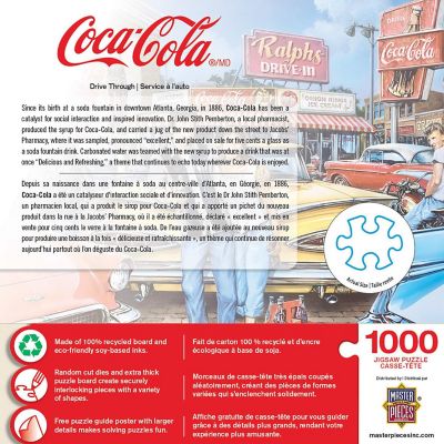 MasterPieces Coca-Cola - Drive Through 1000 Piece Jigsaw Puzzle Image 3