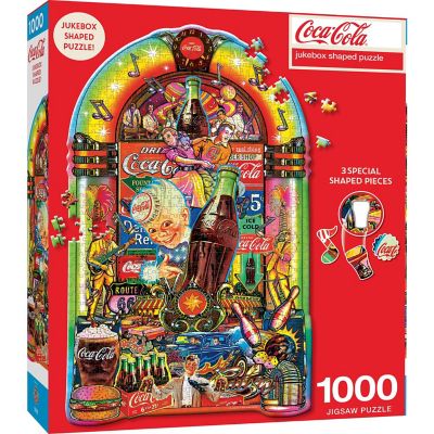 MasterPieces Coca-Cola Jukebox 1000 Piece Shaped Jigsaw Puzzle Image 1