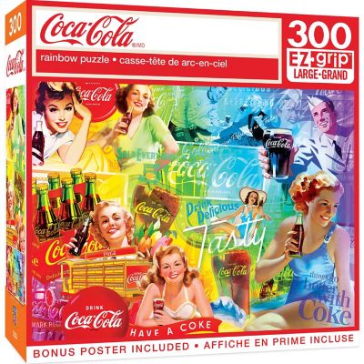 MasterPieces Coca-Cola - Rainbow 300 Piece EZ Grip Jigsaw Puzzle Image 1