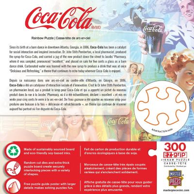 MasterPieces Coca-Cola - Rainbow 300 Piece EZ Grip Jigsaw Puzzle Image 3