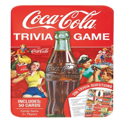 MasterPieces Coca-Cola Trivia Game with Collectible Tin Image 1