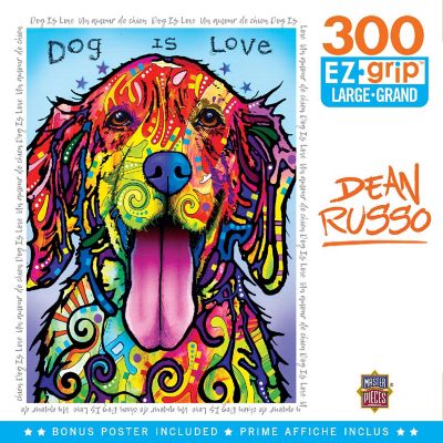 MasterPieces Dean Russo - Dog is Love 300 Piece EZ Grip Jigsaw Puzzle Image 1