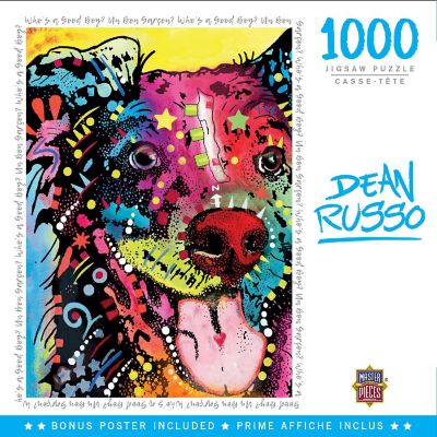 MasterPieces Dean Russo - Who's A Good Boy? 1000 Piece Jigsaw Puzzle Image 1