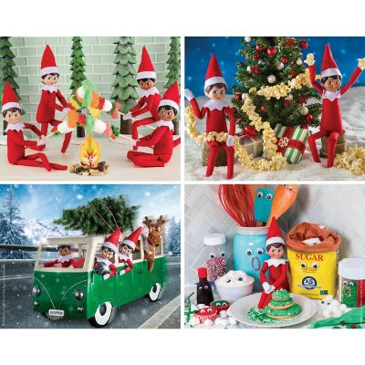 MasterPieces Elf on the Shelf 4-Pack 100 Piece Jigsaw Puzzles Image 2