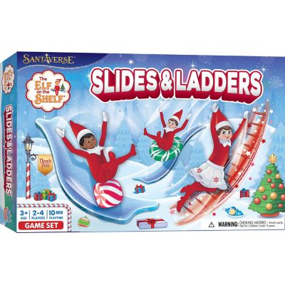 MasterPieces Elf on the Shelf Slides and Ladders Board Game for Kids Image 1