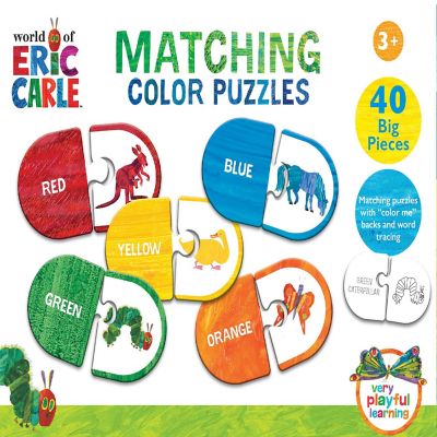 MasterPieces Eric Carle - Matching Color Jigsaw Puzzles for Kids Image 1
