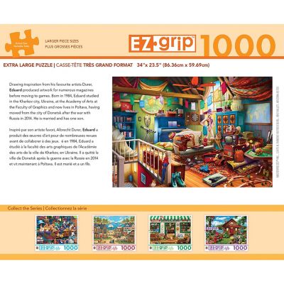 MasterPieces EZ Grip - Attic Treasures 1000 Piece Jigsaw Puzzle Image 3