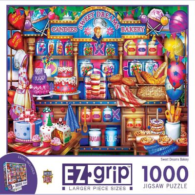 MasterPieces EZ Grip - Sweet Dreams Bakery 1000 Piece Jigsaw Puzzle Image 1