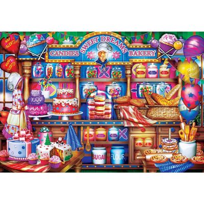 MasterPieces EZ Grip - Sweet Dreams Bakery 1000 Piece Jigsaw Puzzle Image 2