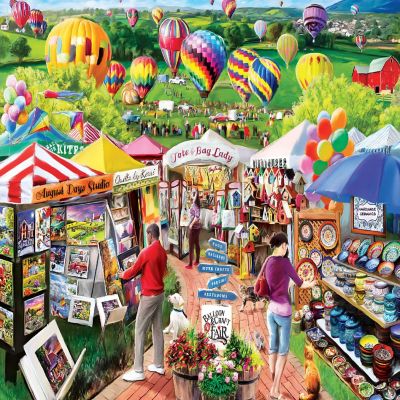 MasterPieces Fairs & Festivals - Balloon & Craft Fair 1000 Piece Puzzle Image 2