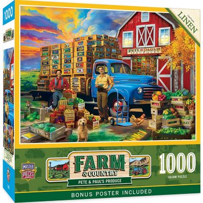 MasterPieces Farm & Country - Pete & Paul's Produce 1000 Piece Puzzle Image 1