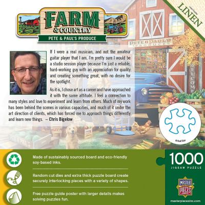 MasterPieces Farm & Country - Pete & Paul's Produce 1000 Piece Puzzle Image 3