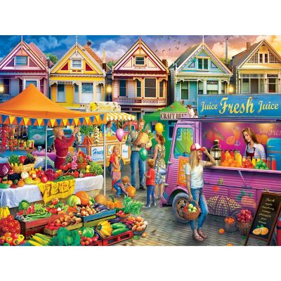 MasterPieces Farmer's Market - Weekend Market 750 Piece Jigsaw Puzzle Image 2