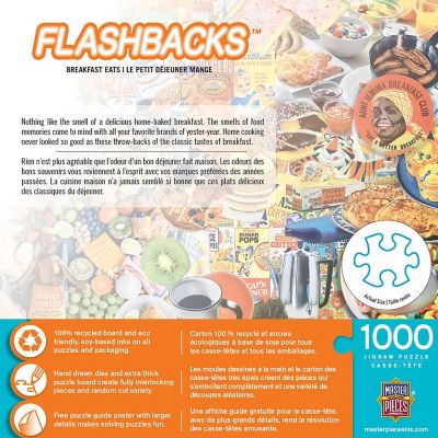 MasterPieces Flashbacks - Breakfast Eats 1000 Piece Jigsaw Puzzle Image 3