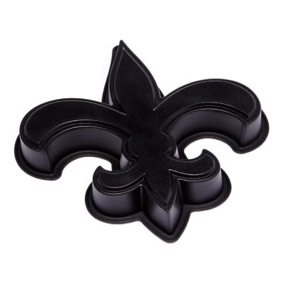 MasterPieces Fleur de Lis Black Shaped Cake Pan Bakeware Image 1