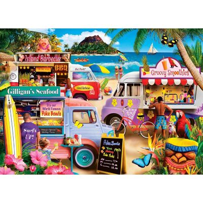 MasterPieces Food Truck Roundup - Surf's Up 1000 Piece Jigsaw Puzzle Image 2