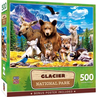 MasterPieces Glacier National Park 500 Piece Jigsaw Puzzle for Adults Image 1