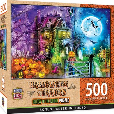 MasterPieces Glow in the Dark - Halloween Terrors 500 Piece Puzzle Image 1
